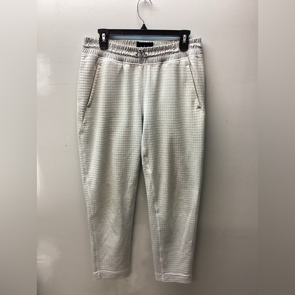adidas Pants - Adidas Reigning Champ Women’s Light Gray/Beige Joggers Size M